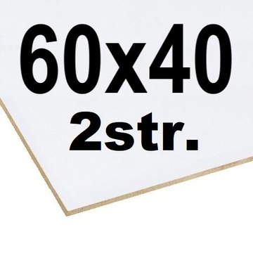HDF 3mm 600x400 BIAŁA 2STR. x20szt