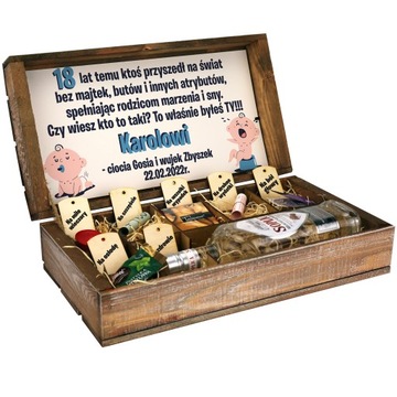 BOX BOX ESSENTIALS ДЛЯ ПОДАРКА НА 18-ЛЕТИЕ ДНЯ РОЖДЕНИЯ