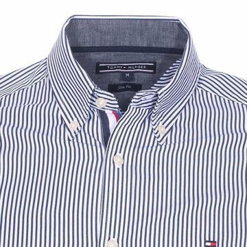 TOMMY HILFIGER KOSZULA FRANCKY PASKI SLIM FIT XL