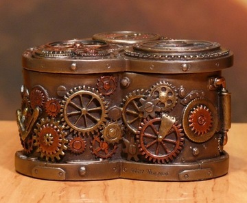 HEART BOX Статуэтка в стиле стимпанк VERONESE подарок