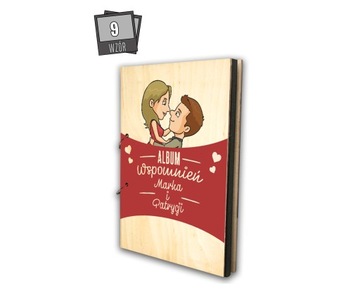 ДЕРЕВЯННЫЙ АЛЬБОМ НА ДЕНЬ СВЯТОГО ВАЛЕНТИНА ПОДАРИТЕ СВОЁ ИМЯ!