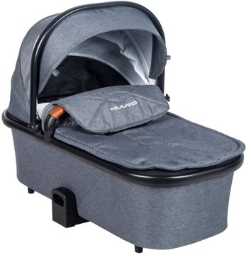Muuvo gondola XL do wózka Slick | Graphite Lush