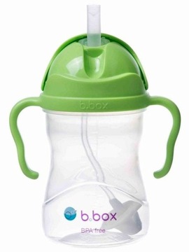 B.BOX Innowacyjny bidon ze słomką 240ml Jabłkowy