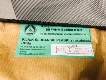 Плоская слесарная напильник Befana 300мм x1 2 3 Польский