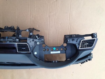 AUDI A8 D4 DESKA KONSOLA SZARA STAHLGRAU SKÓRA