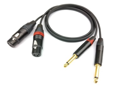 Cordial Kabel 2xXLR Ženský Jack Neutrik 3 m