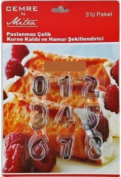 Металлические штампы с номерами - от 0 до 8