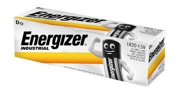 12 аккумуляторов ENERGIZER INDUSTRIAL LR20 R20 D
