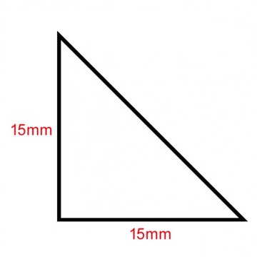 СТРУБА ДЛЯ СТРУЯ 2м треугольная проступь 15х15 50м