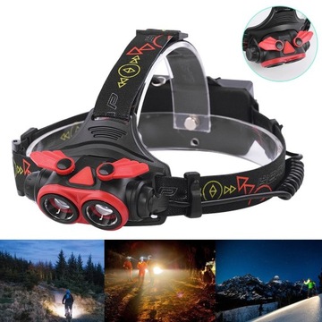 Профессиональный налобный фонарь ZOOM XR-E Q5 3xAAA