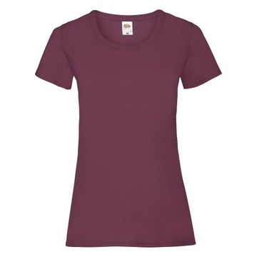FRUIT - DAMSKA KOSZULKA T-SHIRT vw burgundy M
