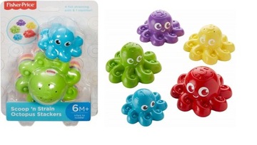 FISHER PRICE OŚMIORNICZKI DO KĄPIELI DO WODY FHG02
