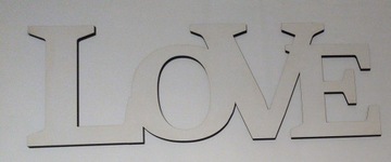 НАДПИСЬ LOVE 2 LEING 44CM ДЕРЕВЯННЫЕ 3D СВАДЕБНЫЕ УКРАШЕНИЯ