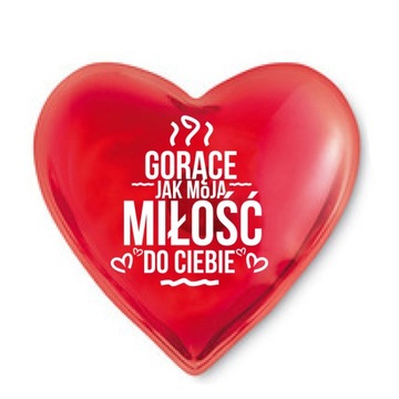 PODGRZEWACZ DO RĄK GORĄCE SERCE PREZENT WALENTYNKI