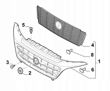 FIAT DUCATO EMBLEMAT ZNACZEK LOGO ORYGINALNE NOWE