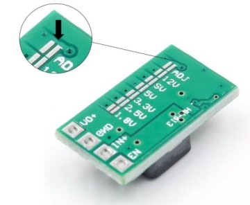 Мини-преобразователь постоянного тока в постоянный ток 4,5–24 В, понижающий, макс. 3 А