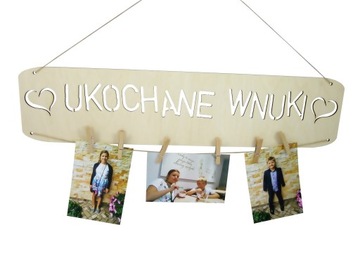 Prezent Tabliczka Drewniana Dzień Babci i Dziadka