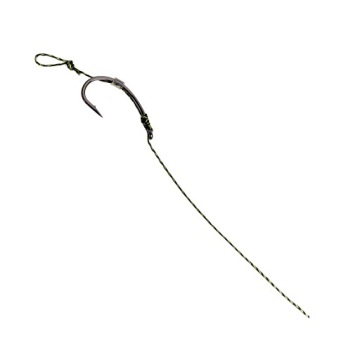 НАСАДКА НА КАРПА С ВОЛОСОМ, ПЛЕТЕННЫЙ КРЮЧОК, размер 4