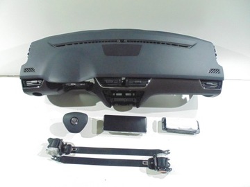 SKODA OCTAVIA 3 III DESKA KONSOLA AIRBAG PASY