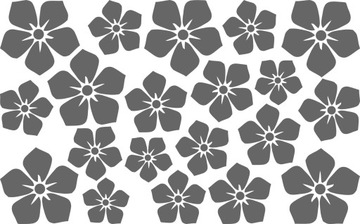 наклейки на окна цветы наборы ЦВЕТА