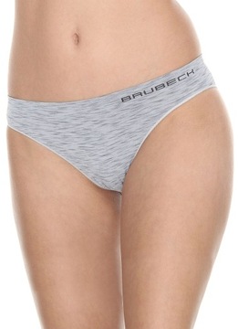 Majtki damskie BIKINI Brubeck Fusion szare r.L