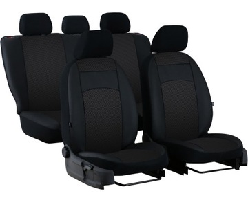SKÓRA POKROWCE MIAROWE NA FOTELE do VW CADDY 3 5m