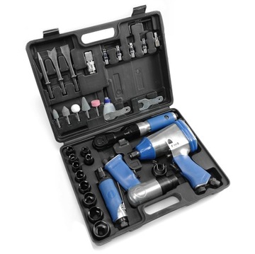 ПНЕВМАТИЧЕСКИЙ УДАРНЫЙ КЛЮЧ БОЛЬШОЙ НАБОР с трещоткой