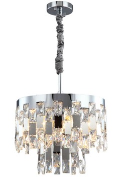 LAMPA WISZĄCA CHROM KRYSZTAŁ MODERN 8 PROMOCJA