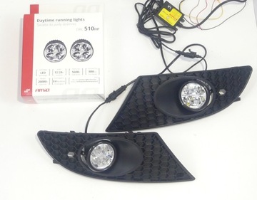 Lampy światła dzienne dziennej LED Seat Leon 1P1 2005-2009