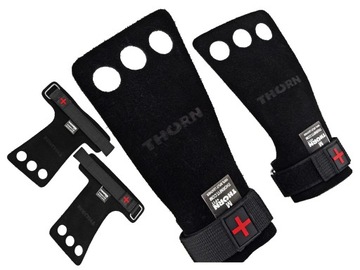 SKÓRKI GIMNASTYCZNE THORN +FIT GYM PROTECT GRIPS PRO OCHRANIACZE DŁONI / L