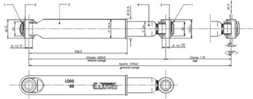 АМОРТИЗАТОРЫ KNOTT AXLE, УНИВЕРСАЛЬНАЯ ПАРА + ВИНТЫ