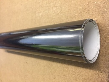 ШПОН ГЛЯНЦЕВАЯ ПЛЕНКА ХРОМ ЗЕРКАЛО ГРАФИТ HQ 152см