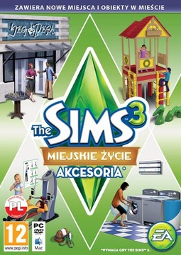 THE SIMS 3 MIEJSKIE ŻYCIE KLUCZ ORIGIN PL + GRA