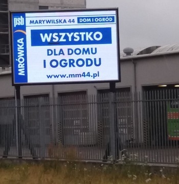 Telebim full kolor, edycja smartfonem, wyświetlacz zewnętrzny PROMOCJA