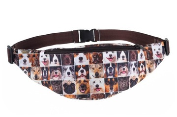 Детская поясная сумка Dog Mosaic Wenecja модная PL