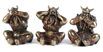 ВИКИНГ ВИКИНГИ ФИГУРКА НЕ ГОВОРИТ, НЕ СЛЫШИТ, НЕ ВИДИТ