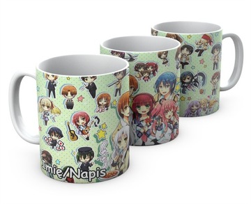 KUBEK anime Angel Beats 330ml + imię napis
