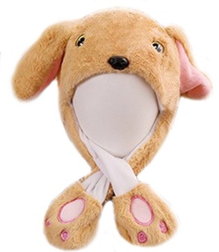 ШАПКА С ПОДВИЖНЫМИ УШАМИ КРОЛИК КОШКА ПАНДА ХИТ!