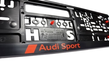 РАМКА НОМЕРНОГО ЗНАКА AUDI SPORT UNIKAT ASO