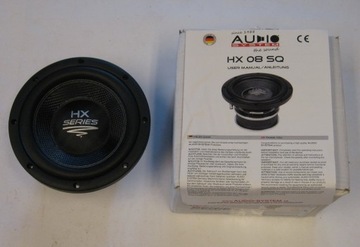 АУДИОСИСТЕМА HX 08SQ ГЛУБОКИЕ ИДЕАЛЬНЫЕ БАСЫ НА 20 СМ