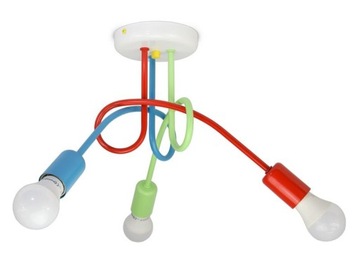 LAMPA SUFITOWA LOFT ŻYRANDOL PLAFON DLA DZIECI