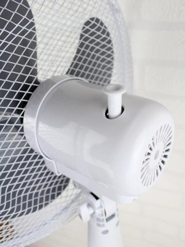 CZARNY WENTYLATOR PODŁOGOWY DOMOWY BIUROWY 40W