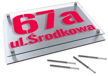 Адресная табличка, 3D номерной знак, номер дома