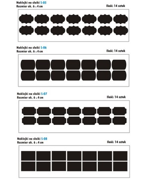 Наклейки Этикетки Банки Специи Травы Мел