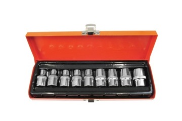 Nasadki e-torx E10-E24 zestaw 9 elementów
