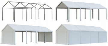 Палатка для хранения в гараже 4х8м.