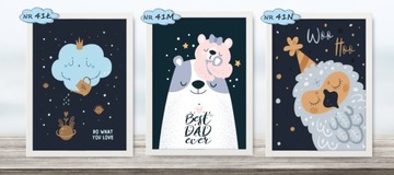 Obrazek A3 plakat, prezent, dzieci, ramka ikea #41
