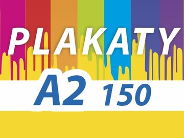 PLAKATY A2 150 SZT. SUPER JAKOŚĆ 130 GRAM