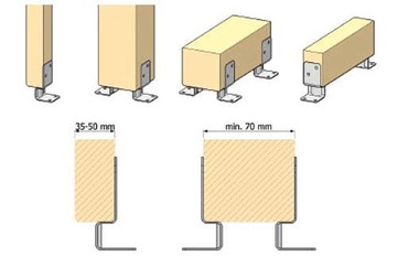 ОСНОВАНИЕ УНИВЕРСАЛЬНОЙ СТОЙКИ ВИНТОВОЕ 70x70x142