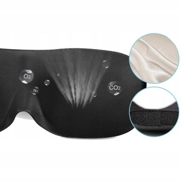 СПАЛЬНАЯ РЕЗОНАНТА, ЧЕРНАЯ 3D МАСКА ДЛЯ СНА